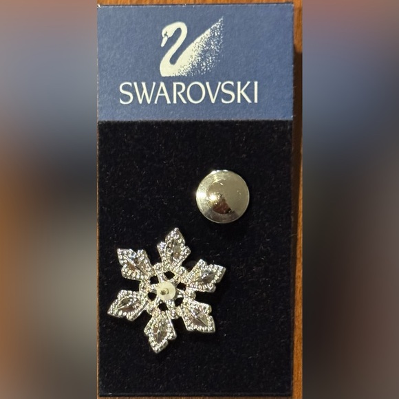 Swarovski. SnowflakeTie Tack/Pin. NWT. - Picture 3 of 4